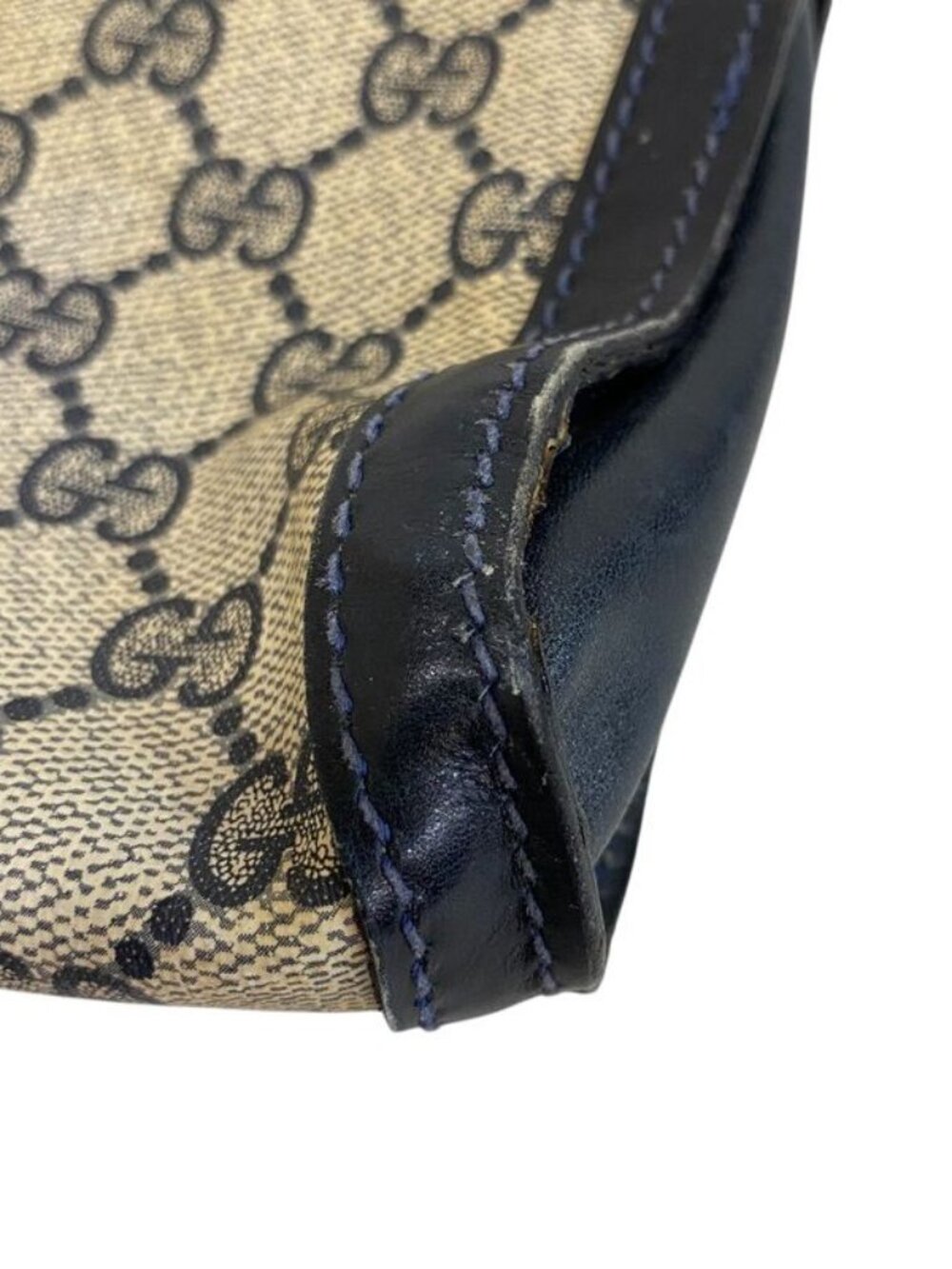 Gucci Vintage Vanity Makeup Pouch Second GG Pattern Sherry - Picture 6 of 8